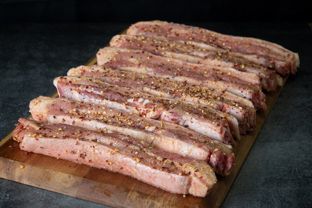 4lb Salt & Pepper Belly Pork - Bennetts Butchers