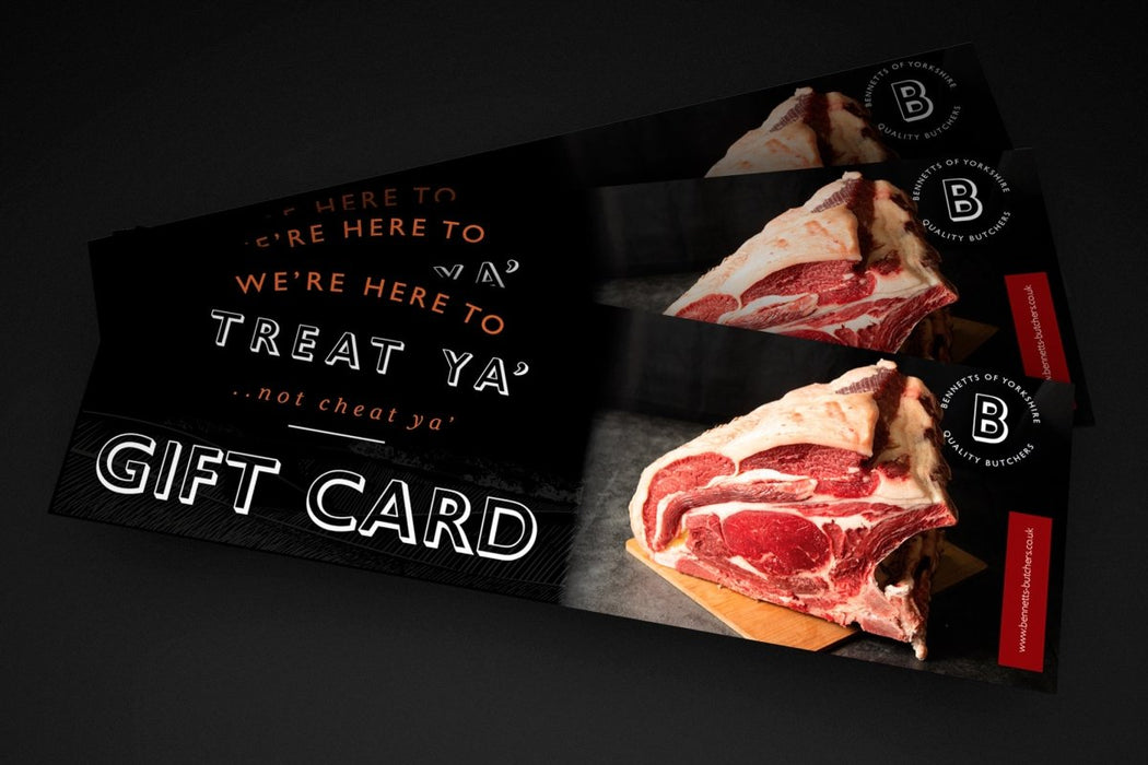Bennetts Butchers gift card - Bennetts Butchers