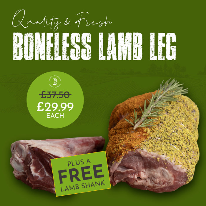 Stuffed Boneless Lamb Leg