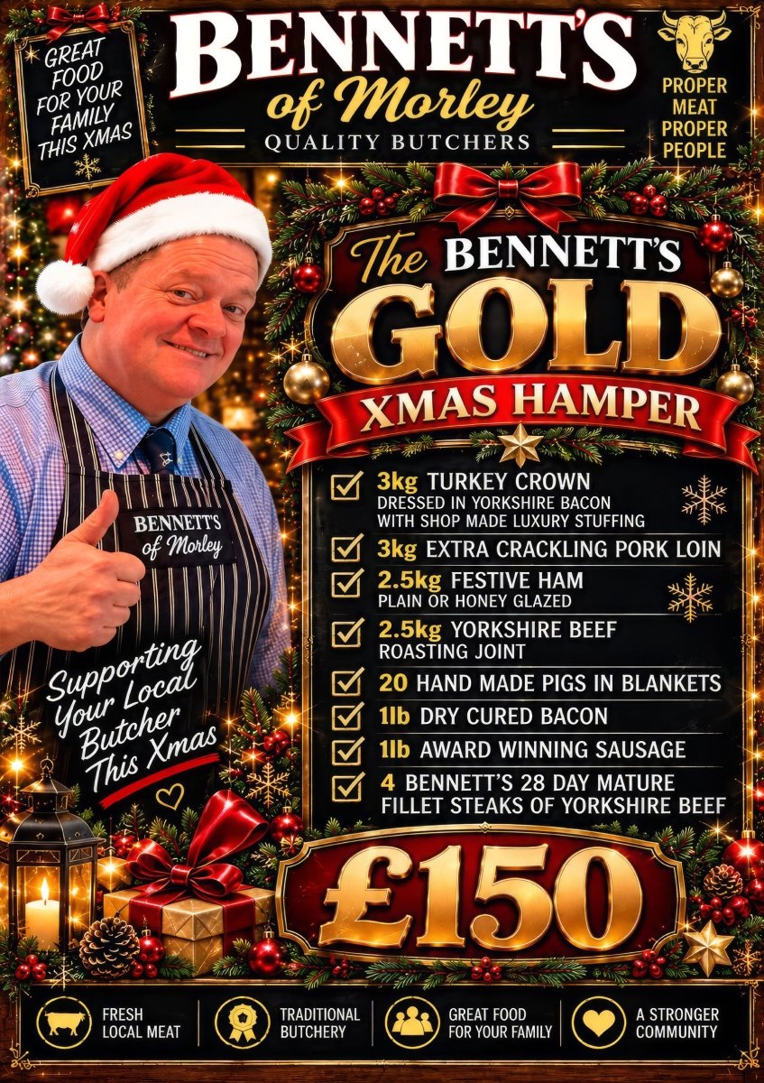 Gold Christmas Hamper - Bennetts Butchers