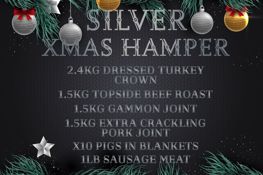 Silver Christmas Hamper - Bennetts Butchers