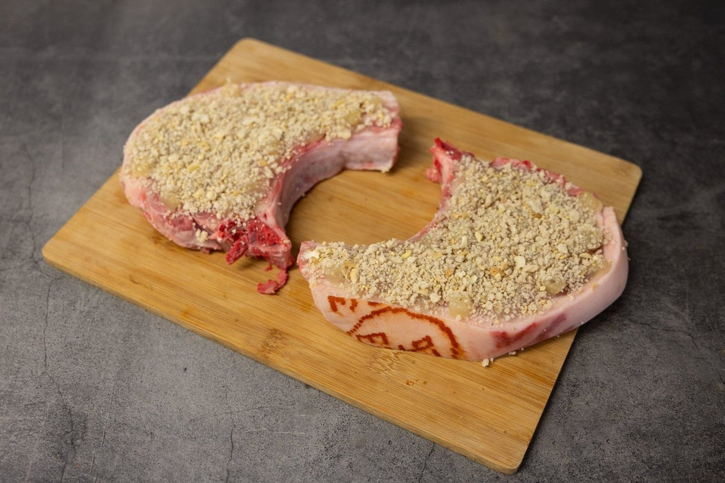 x2 Apple Sage & Onion Pork Chop - Bennetts Butchers