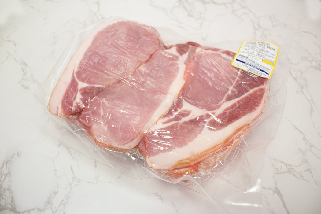 2kg Unsmoked Back Bacon - Bennetts Butchers