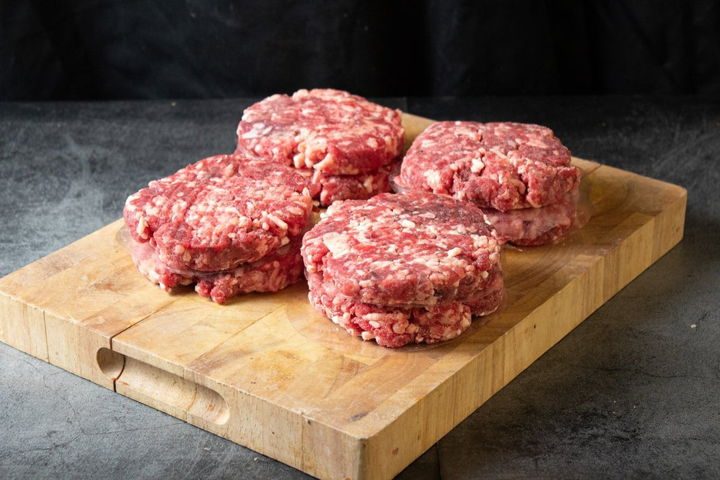 Rustic One Grind 280g Ribeye Burgers - Bennetts Butchers