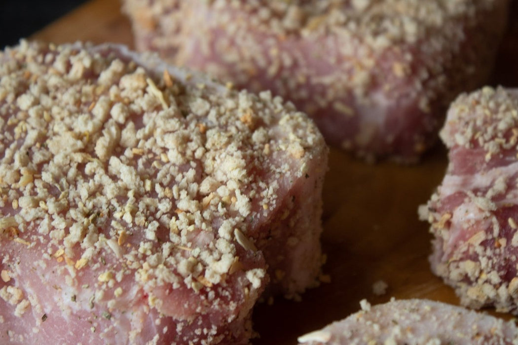 x6 Pork Ribeyes With Sage & Onion Crust - Bennetts Butchers